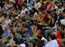 I Avropa Oyunlarında azərbaycanlı gimnastlar akrobatika yarışlarında final mərhələsinə çıxdı. Bakı, Azərbaycan, 17 iyun 2015